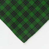 Clan Graham Crest Badge en Tartan Fleece Deken (Hoek)