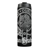 Clan Graham Crest Badge Thermal Tumbler Thermosbeker (Voorkant)