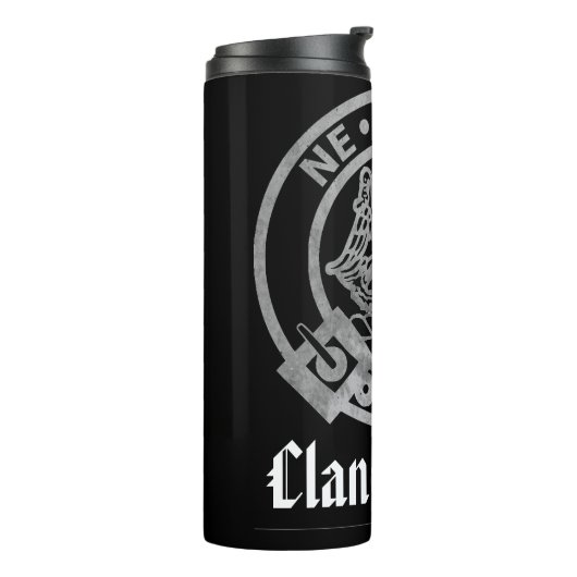 Clan Graham Crest Badge Thermal Tumbler Thermosbeker (Gedraaid links)
