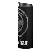 Clan Graham Crest Badge Thermal Tumbler Thermosbeker (Geroteerd rechts)