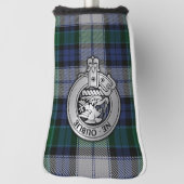 Clan Graham Crest & Dress Tartan Golf Head Hoesje Golfheadcover (Draai 90)