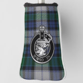 Clan Graham Crest en Dress Tartan Golfheadcover (Draai 90)