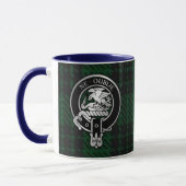 Clan Graham Crest en Mok Tartan (Links)