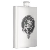 Clan Graham Crest en Tartan Flacon (Rechts)