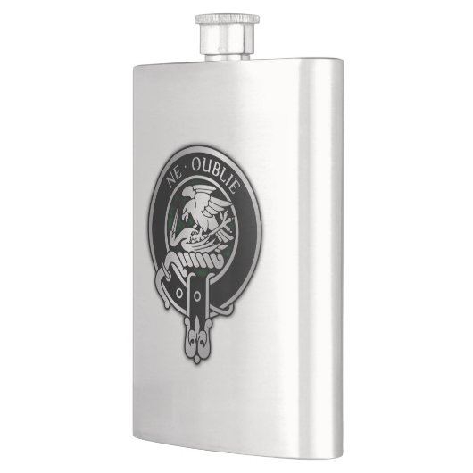 Clan Graham Crest en Tartan Flacon (Links)
