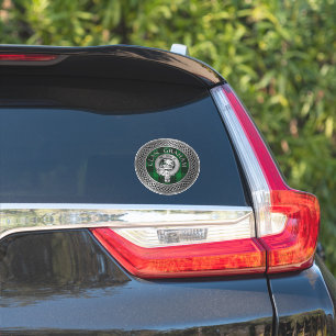 Clan Graham Crest en Tartan Knot Sticker