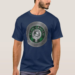 Clan Graham Crest en Tartan Knot T-shirt