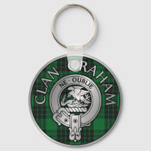Clan Graham Crest en Tartan