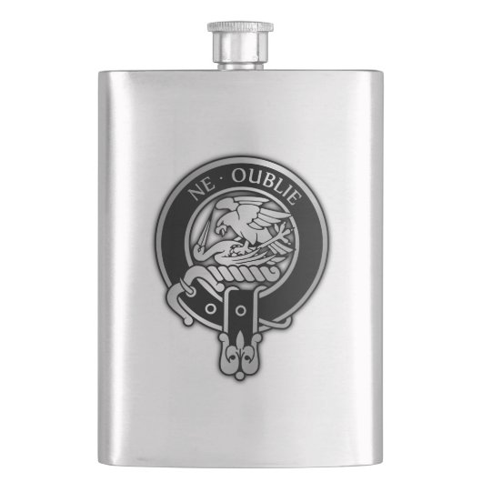 Clan Graham Crest Flask Flacon (Voorkant)