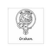 Clan Graham Crest Rubber Stamp Rubberstempel (Afrduk)