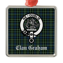 Clan Graham Montrose Tartan & Crest gepersonalisee