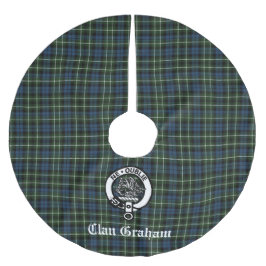 Clan Graham Montrose Tartan & Crest Kerstboom Rok