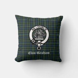 Clan Graham Montrose Tartan & Crest Kussen