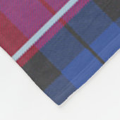 Clan Graham of Menteith Pink Tartan Pset Fleece Deken (Hoek)