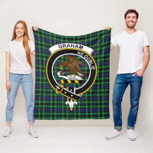 Clan Graham of Montrose Modern Tartan Pset Fleece Deken