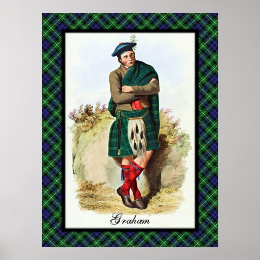 Clan Graham Scottish Dreams Poster (Voorkant)