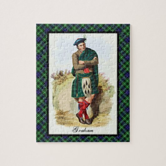 Clan Graham Scottish Highland Dreams Legpuzzel (Verticaal)