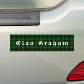 Clan Graham Tartan Autosticker Bumpersticker (Op auto)