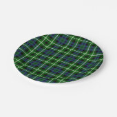 Clan Graham Tartan Papieren Bordje (Gekanteld)