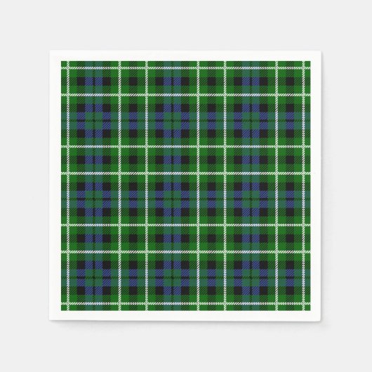 Clan Graham Tartan Servet (Voorkant)