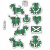 Clan Graham Tartan Sticker (Voorkant)