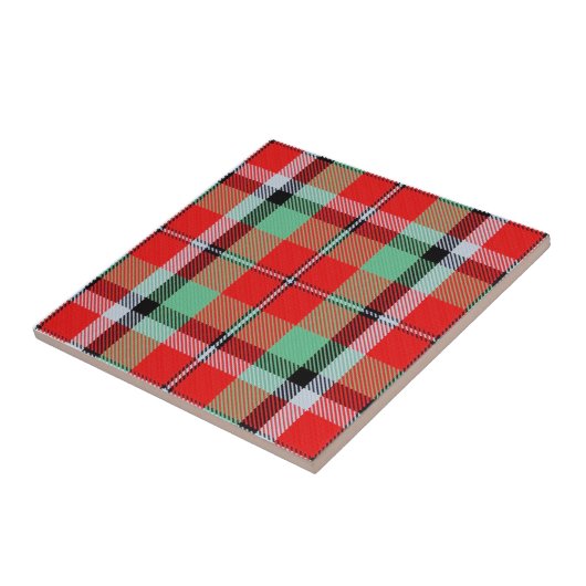 Clan Graham Tartan Tegeltje (Zijkant)