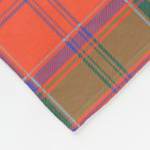 Clan Grant Ancient Tartan Pset Fleece Deken (Hoek)