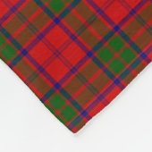 Clan Grant Crest Badge en Tartan Fleece Deken (Hoek)