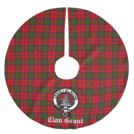 Clan Grant Crest Badge en Tartan  Kerstboom Rok