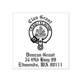 Clan Grant Crest Badge  Rubberstempel