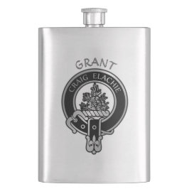 Clan Grant Crest Flask Flacon