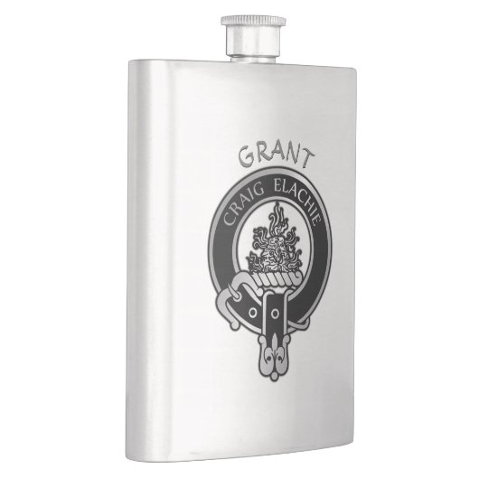 Clan Grant Crest Flask Flacon (Rechts)