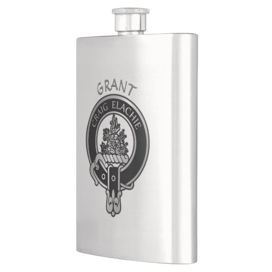 Clan Grant Crest Flask Flacon (Links)