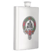 Clan Grant Crest & Tartan Flask Flacon (Rechts)