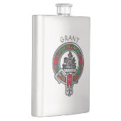Clan Grant Crest & Tartan Flask Flacon (Rechts)