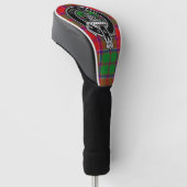 Clan Grant Crest & Tartan Golf Head Hoesje Golfheadcover (Schuin)