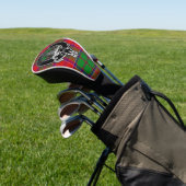 Clan Grant Crest & Tartan Golf Head Hoesje Golfheadcover (Insitu)