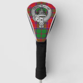 Clan Grant Crest & Tartan Golfheadcover (Voorkant)