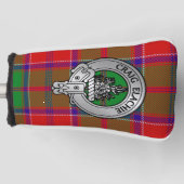Clan Grant Crest & Tartan Golfheadcover (Voorkant)