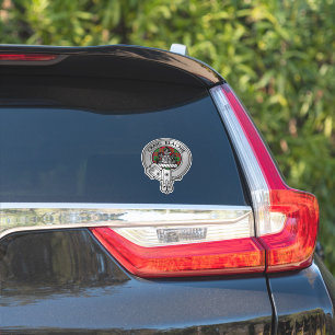 Clan Grant Crest & Tartan Sticker