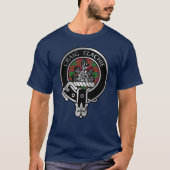 Clan Grant Crest & Tartan T-Shirt (Voorkant)