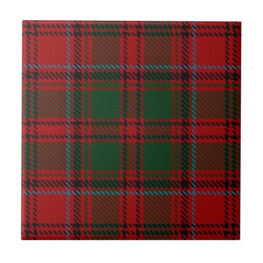 Clan Grant Scottish Expressions Tartan Tegeltje (Voorkant)