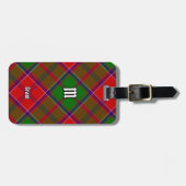 Clan Grant Tartan Bagagelabel (Voorkant horizontaal)