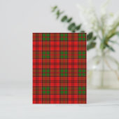 Clan Grant Tartan Briefkaart (Staand voorkant)