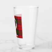 Clan Grant Tartan en Crest Badge Glas (Links)