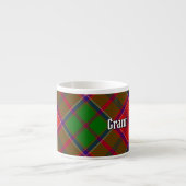 Clan Grant Tartan Espresso Kop (Voorkant)