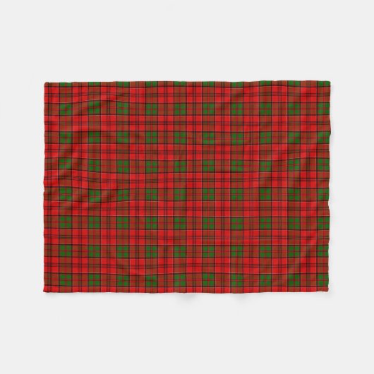 Clan Grant Tartan Fleece Deken (Voorkant (Horizontaal))
