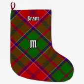 Clan Grant Tartan Grote Kerstsok (Voorkant)