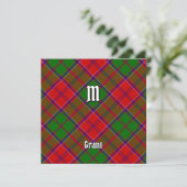 Clan Grant Tartan Kaart (Staand voorkant)