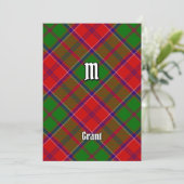 Clan Grant Tartan Kaart (Staand voorkant)